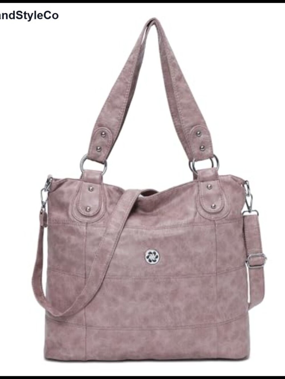Vegan Leather Hobo Crossbody Bag Striped Lattice Shoulder Purse Tote Handbag